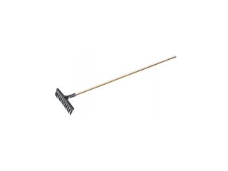 Hrábě vertikutační 16 zubů s násadou 160cm, 61145